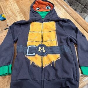 Teenage Mutant Ninja Turtles zipped hooded sweatshirt w/mask Youth XL TMNT